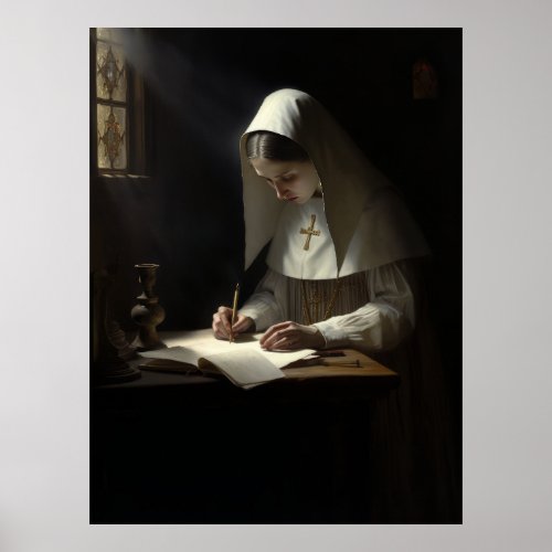 Haunted Correspondence The Nun Writes a LetterDe Poster