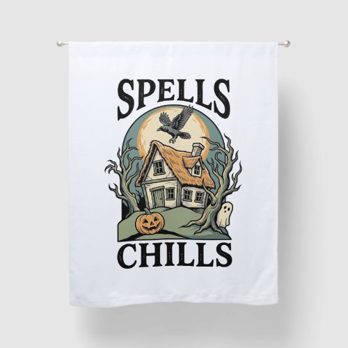 Haunted Cottage Halloween Shirt for Spooky Season_ Blackout Curtains