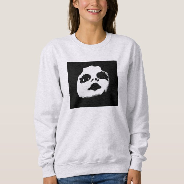 Haunted Doll Face Sweatshirt (Front)