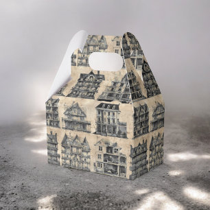 Haunted Dolls House Blueprint Favor Boxes