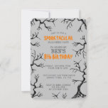 Haunted Eerie Oaks Spooktacular B-Day Invitation<br><div class="desc">Introducing our hauntingly beautiful Spooktacular Halloween Birthday Party invitation. Adorned with hand-drawn,  eerie old oak trees by Nathalie Portet,  it sets the perfect mysterious tone for your celebration. Join us for a night of enchanting surprises!</div>