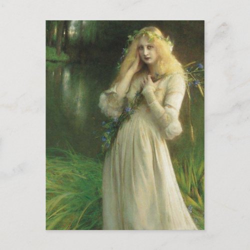 Haunted Eyes Ophelia Postcard