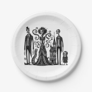 Haunted Feast Paper Plates