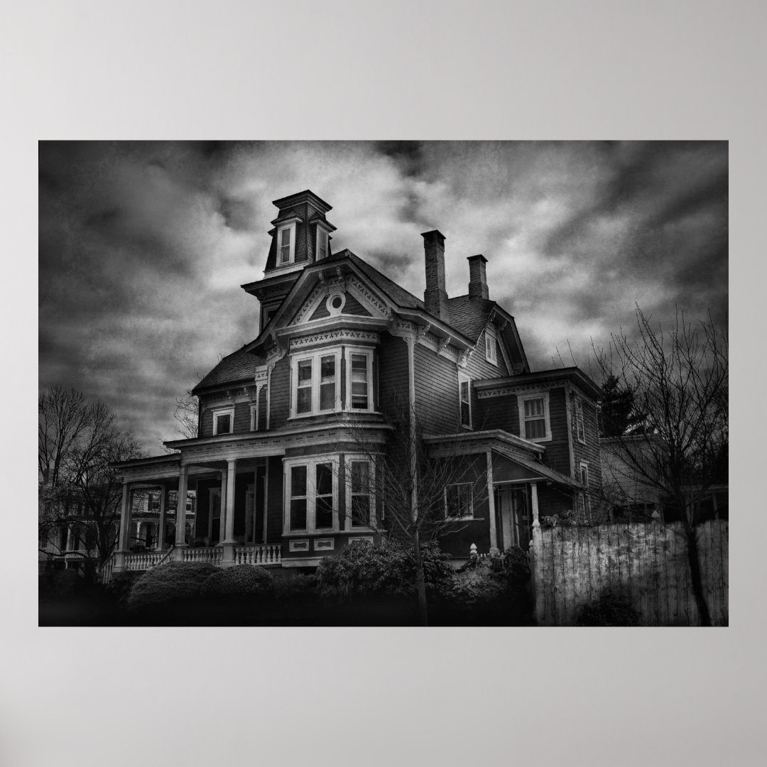 Haunted Flemington, NJ Spooky Town Poster Zazzle