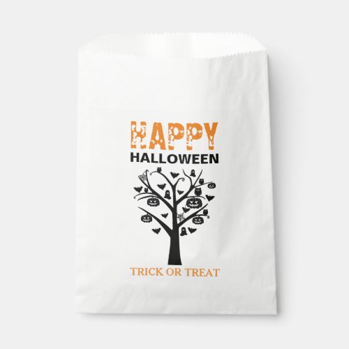 Haunted Forest Halloween Favor Bags