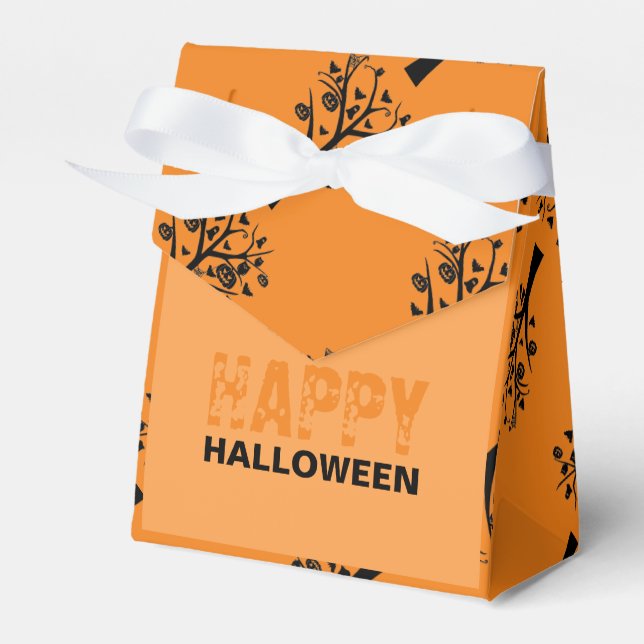 Haunted Forest, Halloween Favor Box (Front Side)