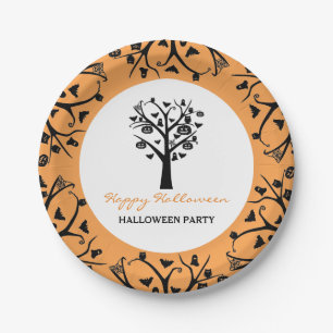 Haunted Forest, Halloween Paper Plates