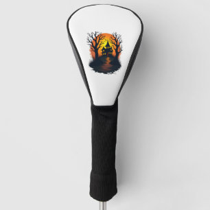 Haunted Forest – Spooky Halloween Nature Tee Golf Head Cover