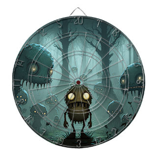 Haunted Forest - Spooky Monsters Dart Board