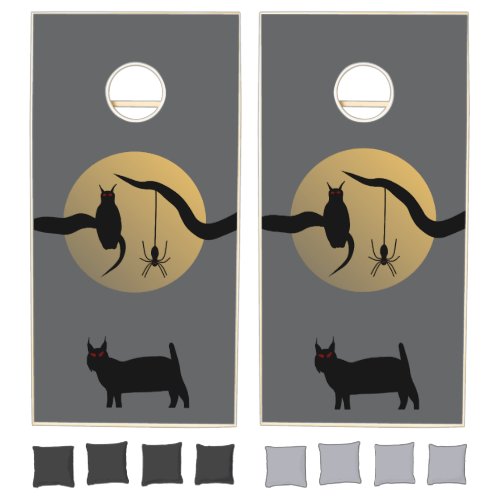 Haunted Full Moon Cornhole Set