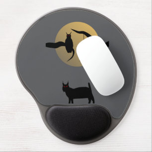 Haunted Full Moon Gel Mousepad