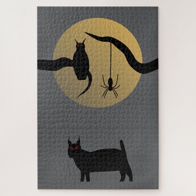 Haunted Full Moon Puzzle (Vertical)