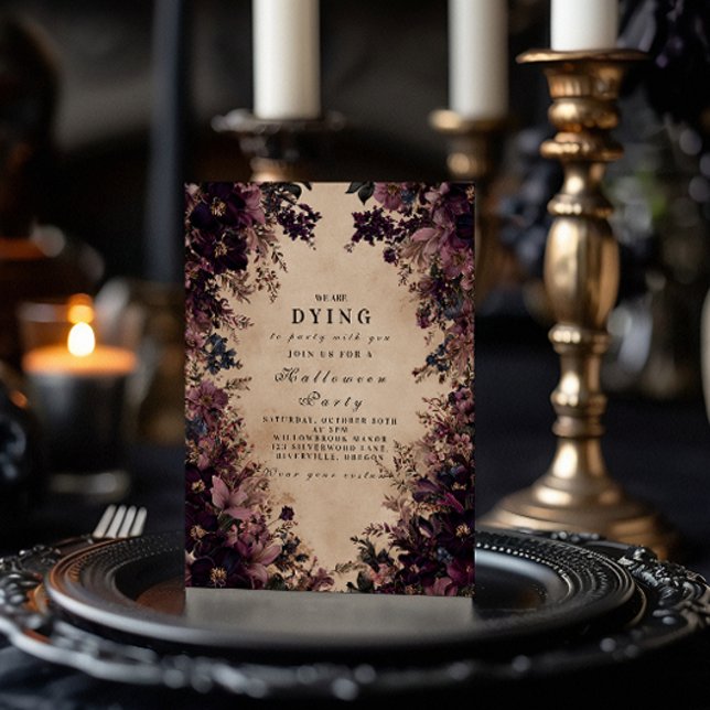 Haunted Garden Halloween Soirée Invitation (Creator Uploaded)