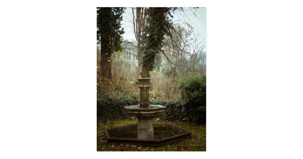 Haunted Garden Postcard | Zazzle