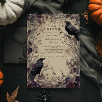 Haunted Gothic Crow Halloween Night