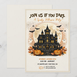 Haunted Halloween Costume Party Invitation