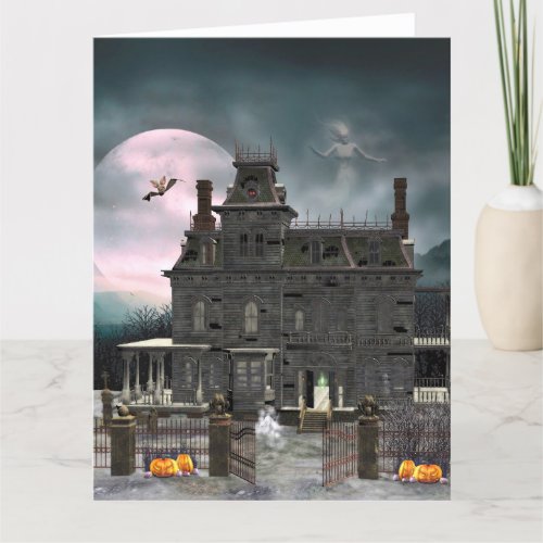 Haunted Halloween House 1 Card