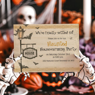 Haunted Halloween Housewarming Invitation