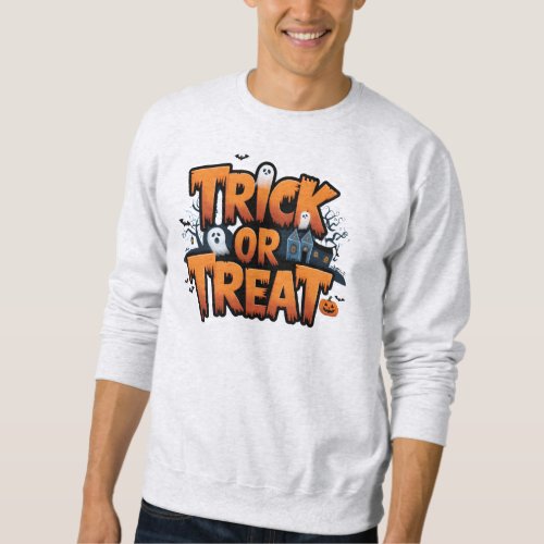 Haunted Halloween night with ghosts Sweatshirt