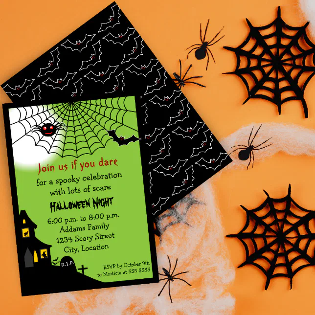 Haunted Halloween Party Invitation | Zazzle