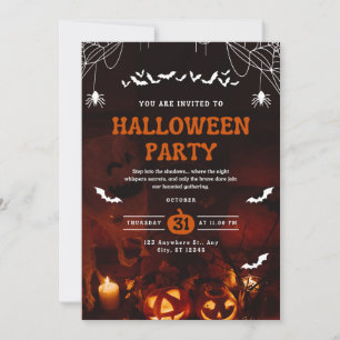 Haunted Halloween Party Invitation