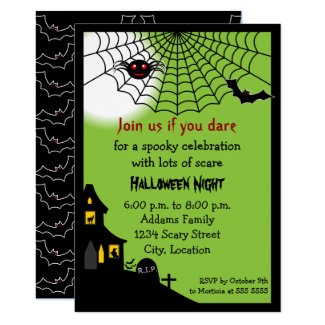 Haunted Halloween Party Invitation