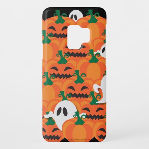 Haunted Halloween Pumpkin Patch Ghosts Case_Mate Samsung Galaxy S9 Case