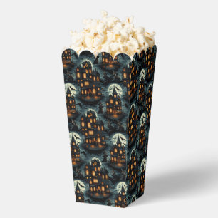 Haunted Halloween Scene Favor Boxes