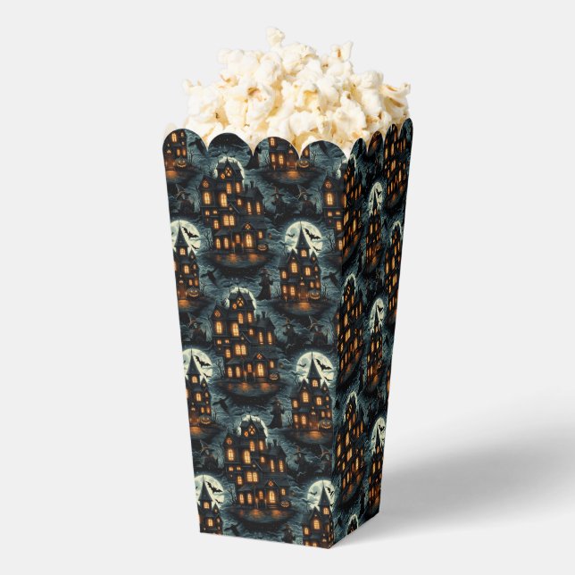 Haunted Halloween Scene Favor Boxes (Popped)