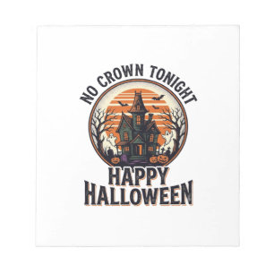 Haunted Halloween Shirt With Spooky Manor Art_1 Notepad