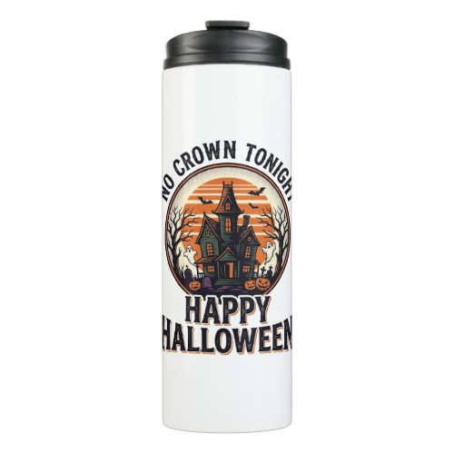 Haunted Halloween Shirt With Spooky Manor Art_1 Thermal Tumbler