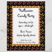 Haunted Halloween Sky Custom Flyer (Back)