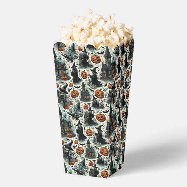 Haunted Halloween Theme Favor Boxes (Popped)