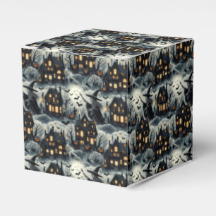 Haunted Halloween Theme Favor Boxes