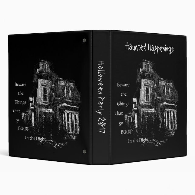 Haunted Happenings Binder (Background)