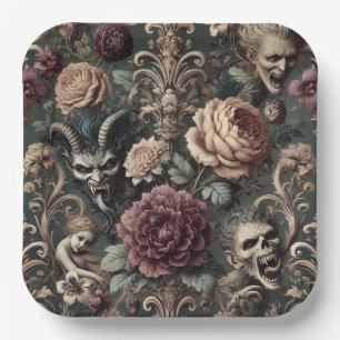 Haunted Harmonics – Gothic Victorian  Paper Plates