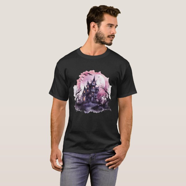 Haunted Haven: Spooky Decor & Gear T-Shirt (Front Full)