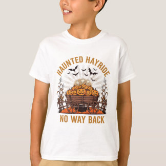 Haunted Hayride No Way Back Halloween T-Shirt