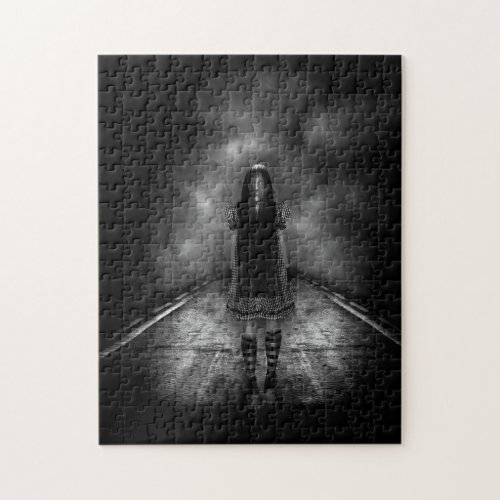 Haunted Highway Jigsaw Puzzle