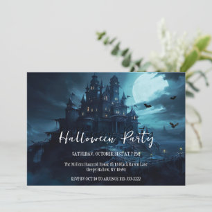 Haunted Hill Halloween Party Invitation