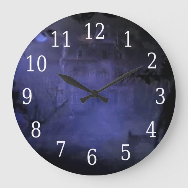 Haunted Hill House Round Clock (Front)