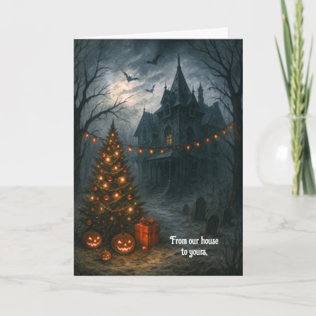 Haunted Holiday Christmas Card (Front)