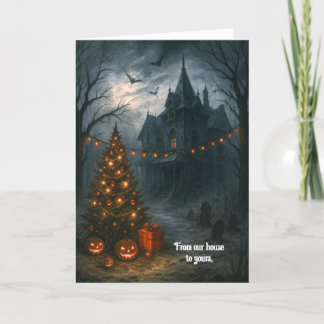 Haunted Holiday Christmas Card