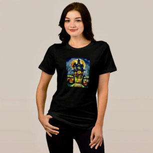 Haunted Hollow & Moon Tri-Blend Shirt