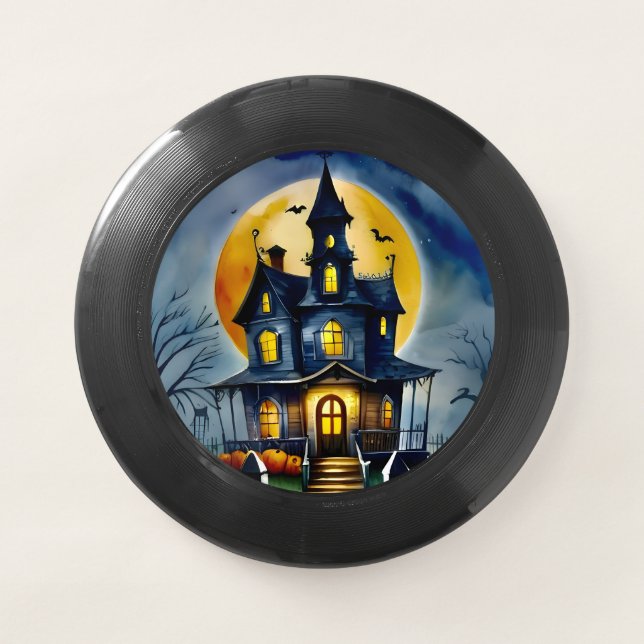 Haunted Hollow & Moon Wham-O Frisbee (Front)