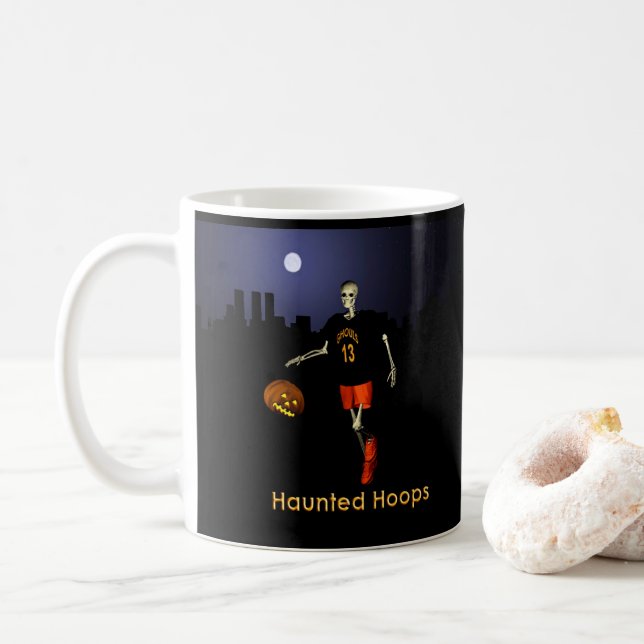 Haunted Hoops Coffee Mug (With Donut)