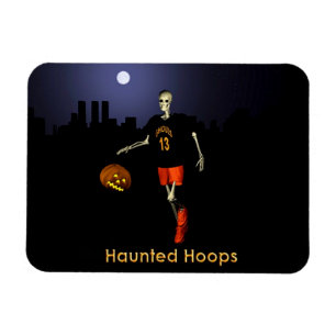 Haunted Hoops Magnet