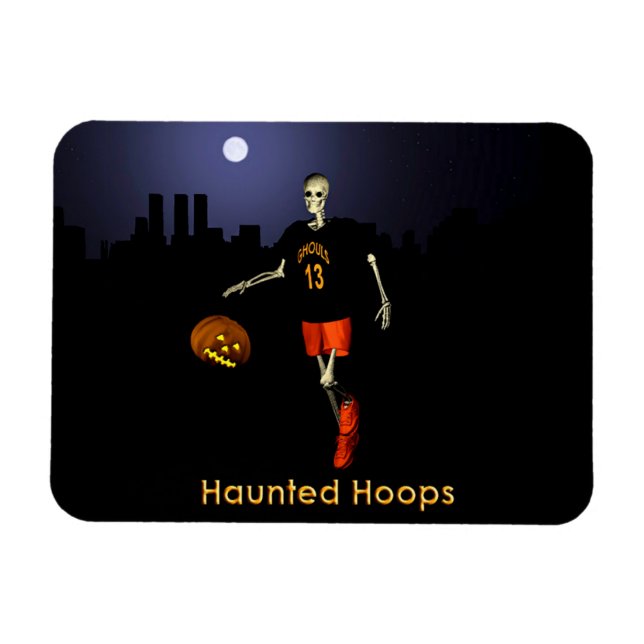 Haunted Hoops Magnet (Horizontal)