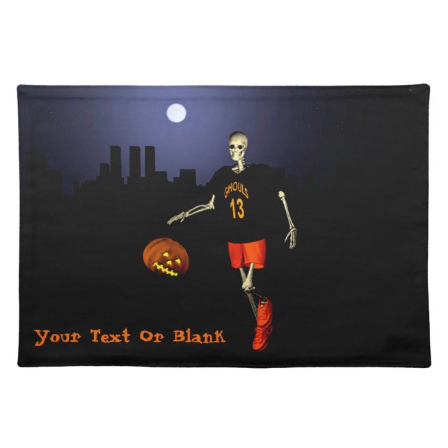 Haunted Hoops Placemat (Front)