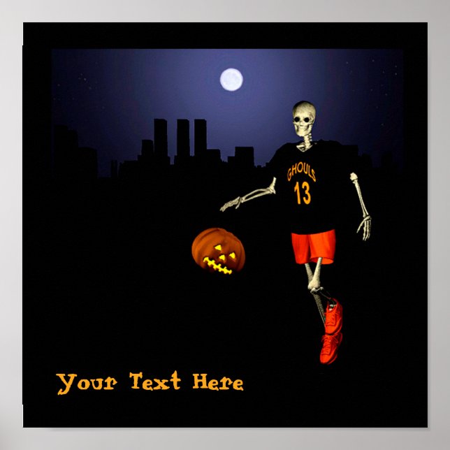 Haunted Hoops Poster (Front)